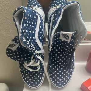 COPY - Gently worn van pol a dot high tops